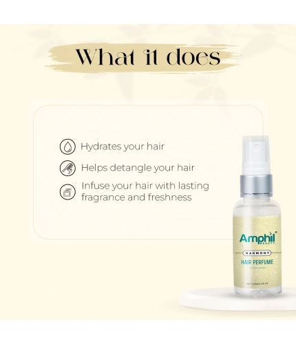 Amphil beauty Harmony Unisex Hair perfume 60 ml | Alcohol Free | Water Based | Paraben Free