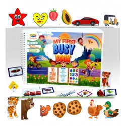 My First Busy Book – Fun And Educational Activity Kit for Kids (2-4 Years, Multicolor)