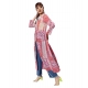 Women's Polyester Floral Long Sleeves Shrug (Pink-Coral) Women's Polyester Floral Long Sleeves Shrug (Pink-Coral)