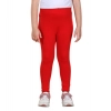 Girl's Cotton Lycra Solid Elasticated Leggings (Red) Girl's Cotton Lycra Solid Elasticated Leggings (Red)
