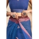 Women's Linen Cotton Printed Ready To Wear Saree With Unstitched Blouse 5.5 Mtr (Blue) Women's Linen Cotton Printed Ready To Wear Saree With Unstitched Blouse 5.5 Mtr (Blue)
