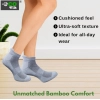 4_Pair Set Unisex Casual Cotton Printed Ankle Length Socks (Multicolor)