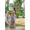 Women's Faux_Tussar Geometric_Print Saree With Unstitched Blouse 5.5Mtr (Mustard) Women's Faux_Tussar Geometric_Print Saree With Unstitched Blouse 5.5Mtr (Mustard)