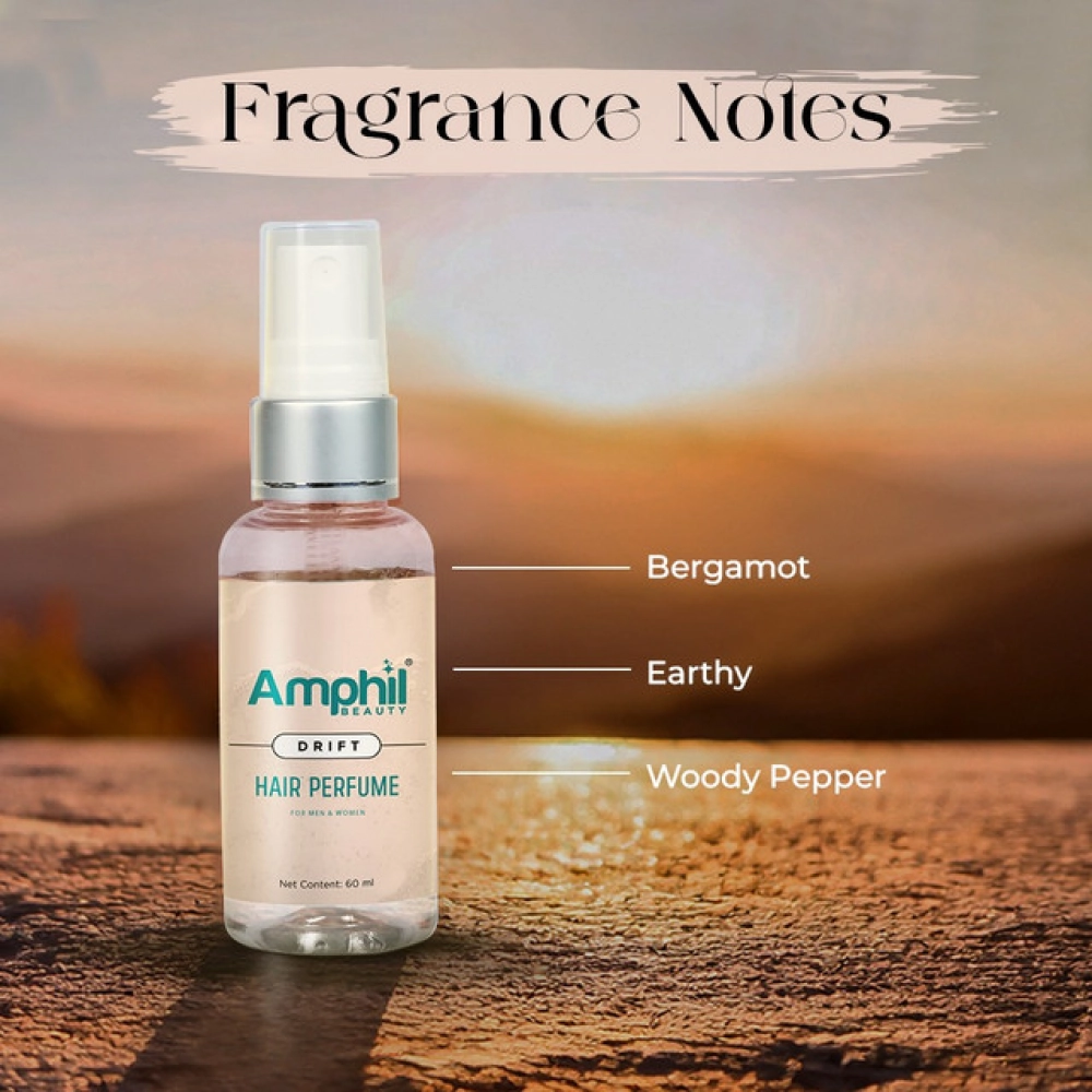 Amphil beauty Drift Unisex Hair perfume 60 ml | Alcohol Free | Water Based | Paraben Free
