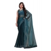 Women's Jimmy choo Embellished Bollywood Saree With Unstitched Blouse 5.5Mtr (Green) Women's Jimmy choo Embellished Bollywood Saree With Unstitched Blouse 5.5Mtr (Green)
