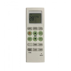 Ecomoye AC Remote No. 36E (No Backlight), Compatible/Replacement for Micromax AC Remote Control, White (Exactly Same Remote will Only Work)