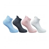 4_Pair Set Unisex Casual Cotton Printed Ankle Length Socks (Multicolor)