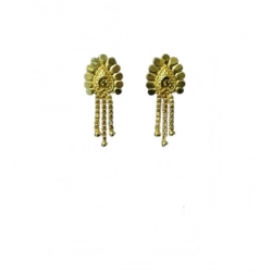 Women's Pack of_2 Brass Gold-Plated Earrings (Gold)
