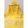 Women's Banarasi Silk Printed Unstitched Salwar Suit Material With Dupatta (Yellow, 3Mtrs) Women's Banarasi Silk Printed Unstitched Salwar Suit Material With Dupatta (Yellow, 3Mtrs)