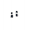 Women's Brass Silver Plated Pendant Set (Blue) Women's Brass Silver Plated Pendant Set (Blue)