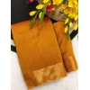 Women's Vichitra Silk Printed Saree With Unstitched Blouse 5.5Mtr (Mustard) Women's Vichitra Silk Printed Saree With Unstitched Blouse 5.5Mtr (Mustard)
