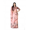 Women's Georgette Floral Printed Saree With Unstitched Blouse 5.5Mtr (Peach) Women's Georgette Floral Printed Saree With Unstitched Blouse 5.5Mtr (Peach)