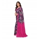 Women's Georgette Printed Saree With Unstitched Blouse 5.5Mtr (Blue) Women's Georgette Printed Saree With Unstitched Blouse 5.5Mtr (Blue)