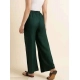 Women's Casual Rayon Solid Ankle Length Palazzo (Green, Free Size) Women's Casual Rayon Solid Ankle Length Palazzo (Green, Free Size)