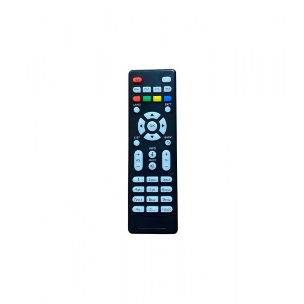 Ecomoye Set Top Box Remote No. 1189 (NE-STB 05), Compatible with Siti Digital Set Top Box Remote Control, Black (Exactly Same Remote will Only Work)