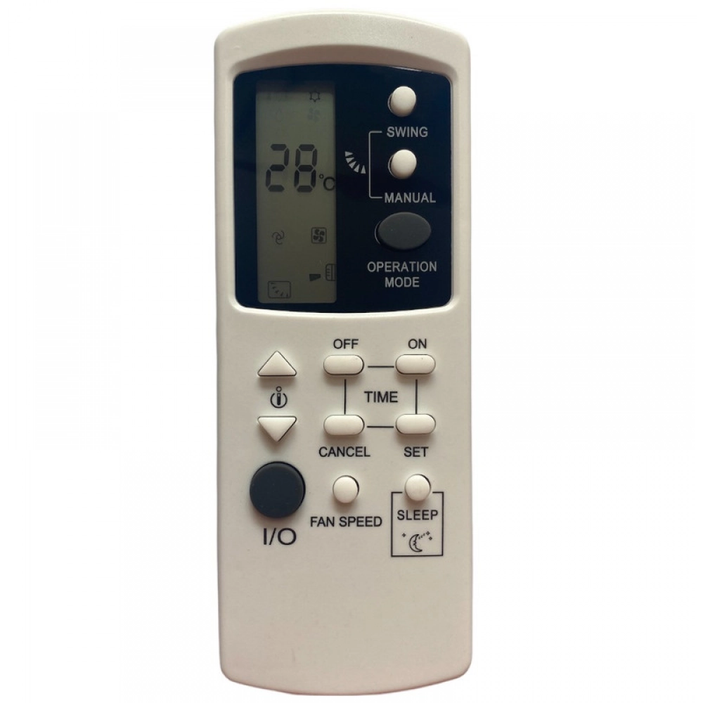Ecomoye AC Remote No. 39 (No Backlight), Compatible/Replacement for Voltas AC Remote Control, White (Exactly Same Remote will Only Work)